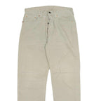 LEVI'S 551 Mens Beige Regular Straight Denim W28 L28 Button Cotton Blend Jeans