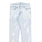 LEVI'S 511 SLIM Mens Jeans Blue Slim Straight Denim Light W32 L32 Stylish Zip