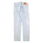 LEVI'S 511 SLIM Mens Jeans Blue Slim Straight Denim Light W32 L32 Stylish Zip
