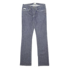 CALVIN KLEIN JEANS Womens Regular Fit Blue Denim Button W30 L32 Classic Cotton