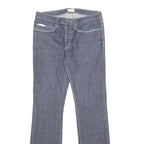 CALVIN KLEIN JEANS Womens Regular Fit Blue Denim Button W30 L32 Classic Cotton