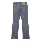 CALVIN KLEIN JEANS Womens Regular Fit Blue Denim Button W30 L32 Classic Cotton
