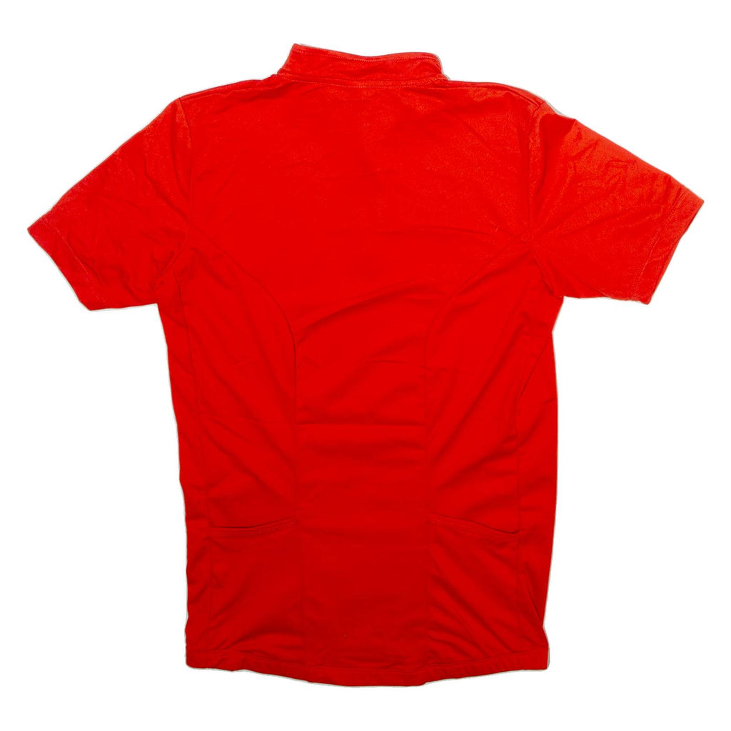 BTWIN Mens Jersey Red 1/4 Zip S