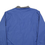 NFL Mens Blue & Grey Plain Zip Jacket L Polyester Blend Sportswear