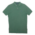 POLO RALPH LAUREN Mens Green Short Sleeve Plain Cotton Polo Shirt S Classic Fit