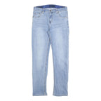 LEVI'S 502 Boys Jeans Blue Slim Straight Denim Medium W30 L32 Zip Cotton Blend