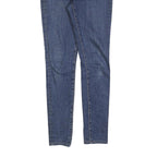 LEVI'S 721 Womens Slim Blue Denim Medium W26 L30 Classic Zip Jeans