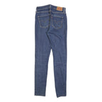 LEVI'S 721 Womens Slim Blue Denim Medium W26 L30 Classic Zip Jeans