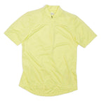 ODLO Cycling Mens T-Shirt Yellow High Neck M
