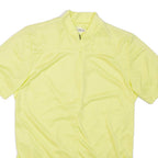 ODLO Cycling Mens T-Shirt Yellow High Neck M