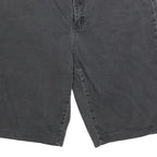 LEE Mens Shorts Black Denim L W36 Casual Classic Cotton Blend