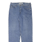 LEE Mens Blue Regular Fit Straight Leg Denim Medium Wash Jeans W34 L33 Classic