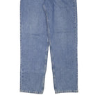 LEE Mens Blue Regular Fit Straight Leg Denim Medium Wash Jeans W34 L33 Classic