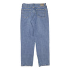 LEE Mens Blue Regular Fit Straight Leg Denim Medium Wash Jeans W34 L33 Classic