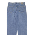 LEE Mens Blue Regular Fit Straight Leg Denim Medium Wash Jeans W34 L33 Classic