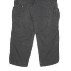 CARHARTT Mens Cotton Blend Relaxed Cargo Trousers Black W32 L28 Durable Workwear