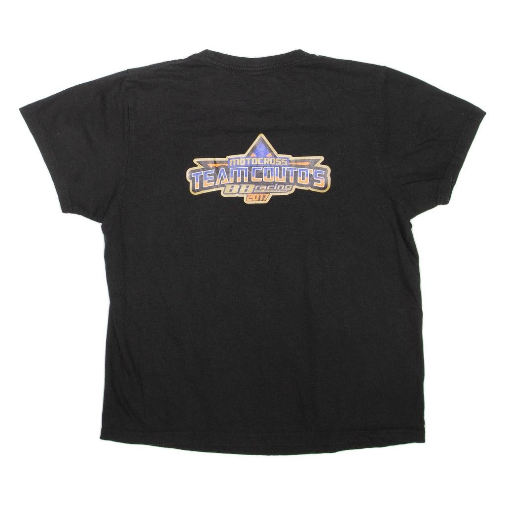 KEYA EUROPE Mens T-Shirt Black Crew Neck M