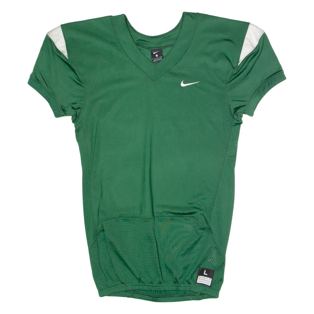 NIKE American Football Mens Jersey Green USA V-Neck L