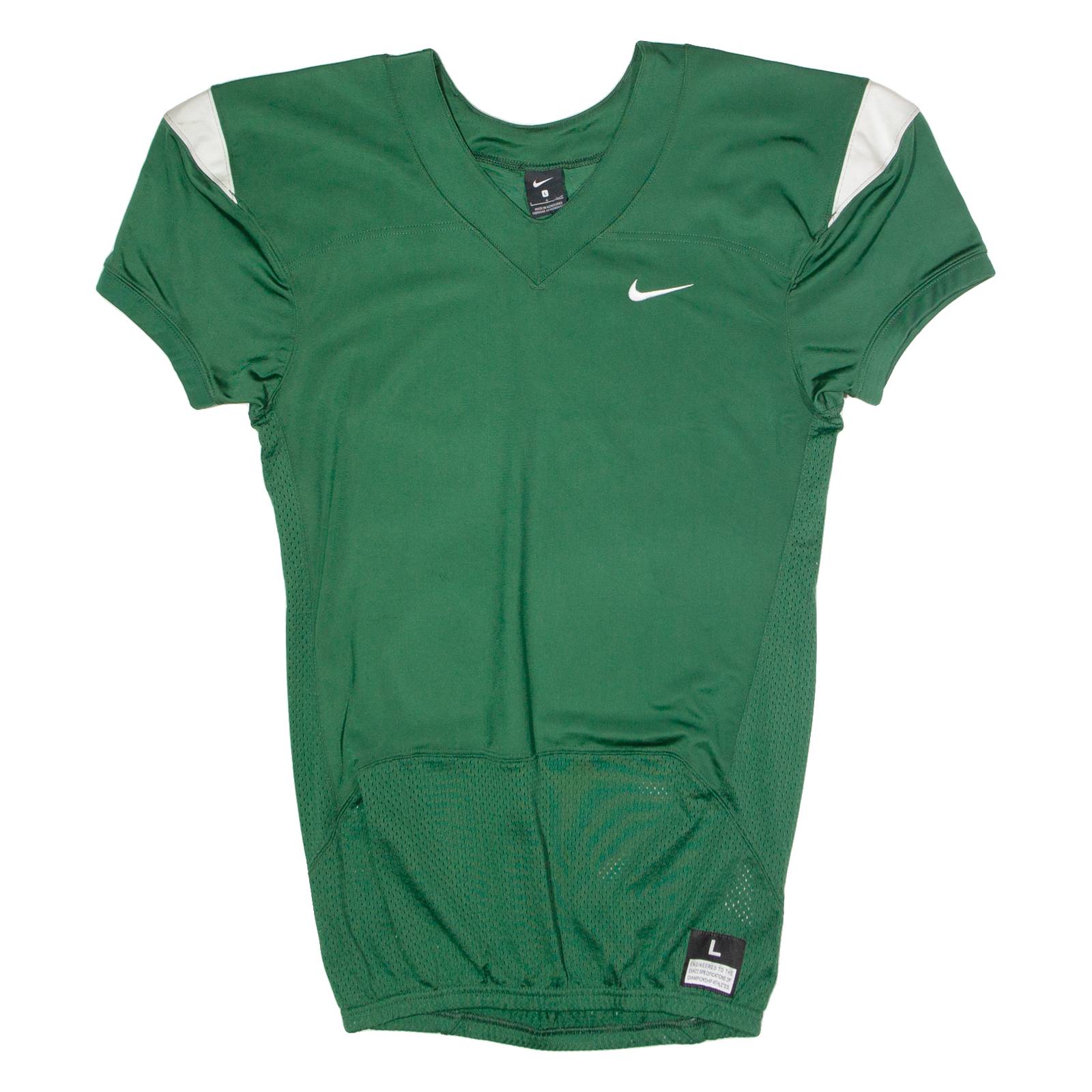 NIKE American Football Mens Jersey Green USA V-Neck L