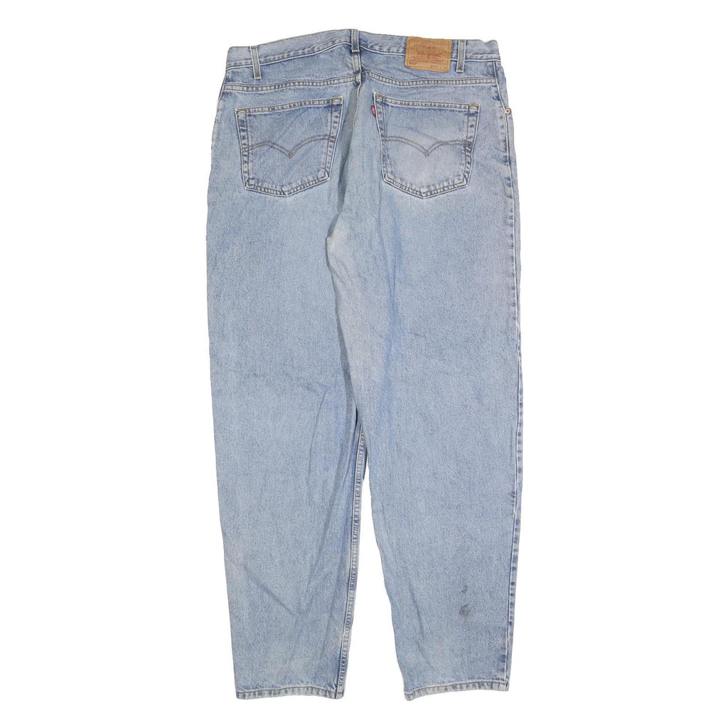 LEVI'S 560 Mens Jeans Blue Loose Straight Denim Light W40 L34 Classic Cotton