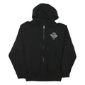 HARD ROCK CAFE Mens Black Tampa Zip Up Hoodie M Cotton Blend 20th Anniversary