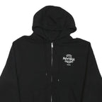 HARD ROCK CAFE Mens Black Tampa Zip Up Hoodie M Cotton Blend 20th Anniversary