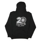 HARD ROCK CAFE Mens Black Tampa Zip Up Hoodie M Cotton Blend 20th Anniversary