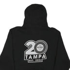 HARD ROCK CAFE Mens Black Tampa Zip Up Hoodie M Cotton Blend 20th Anniversary