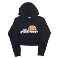 ELLESSE Womens Black Hoodie UK 12