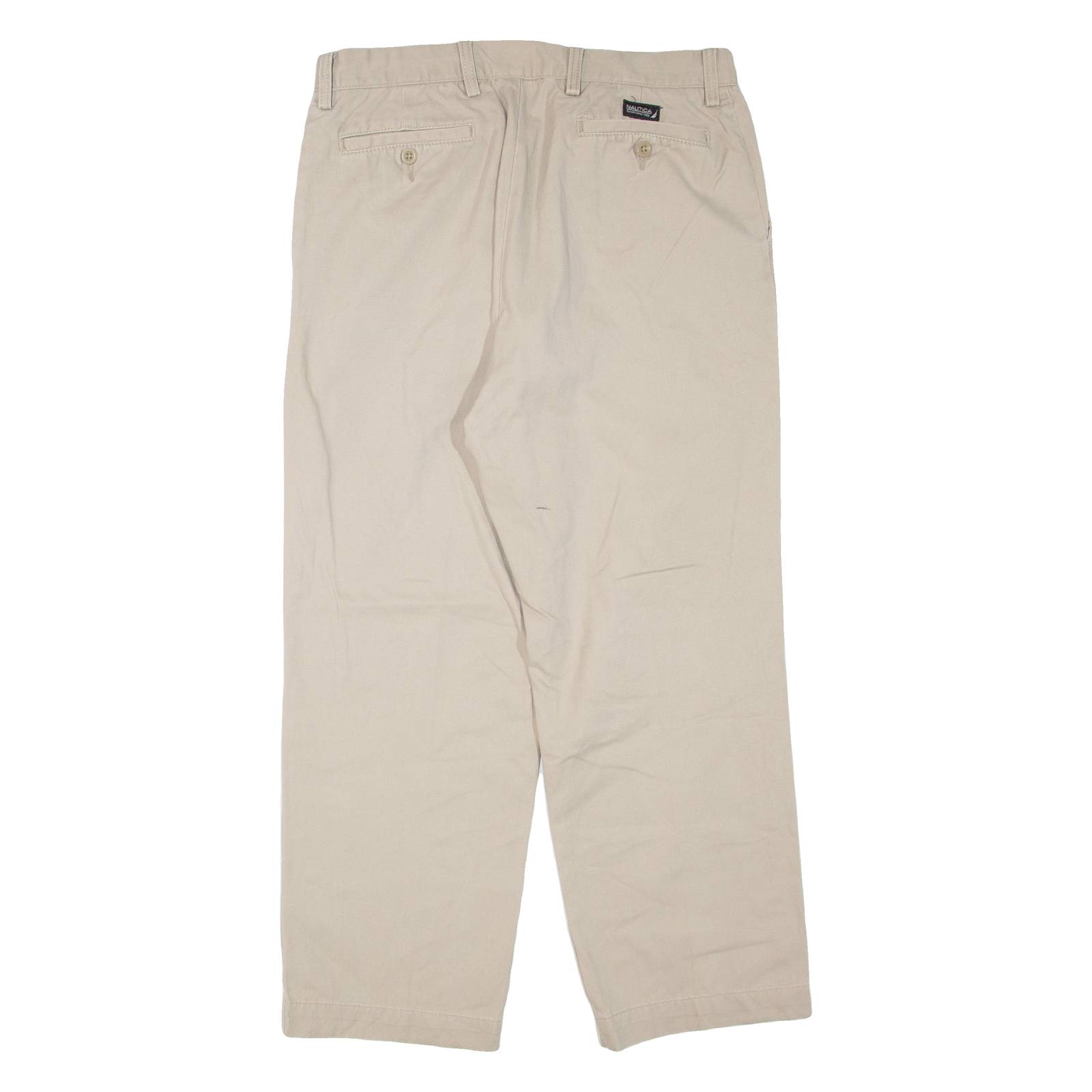NAUTICA Mens Trousers Beige Regular Straight W32 L27
