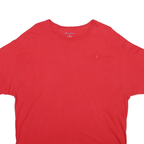 CHAMPION Mens Red Graphic T-Shirt XL Short Sleeve Crew Neck Cotton Blend