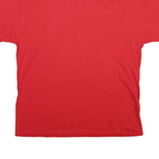 CHAMPION Mens Red Graphic T-Shirt XL Short Sleeve Crew Neck Cotton Blend