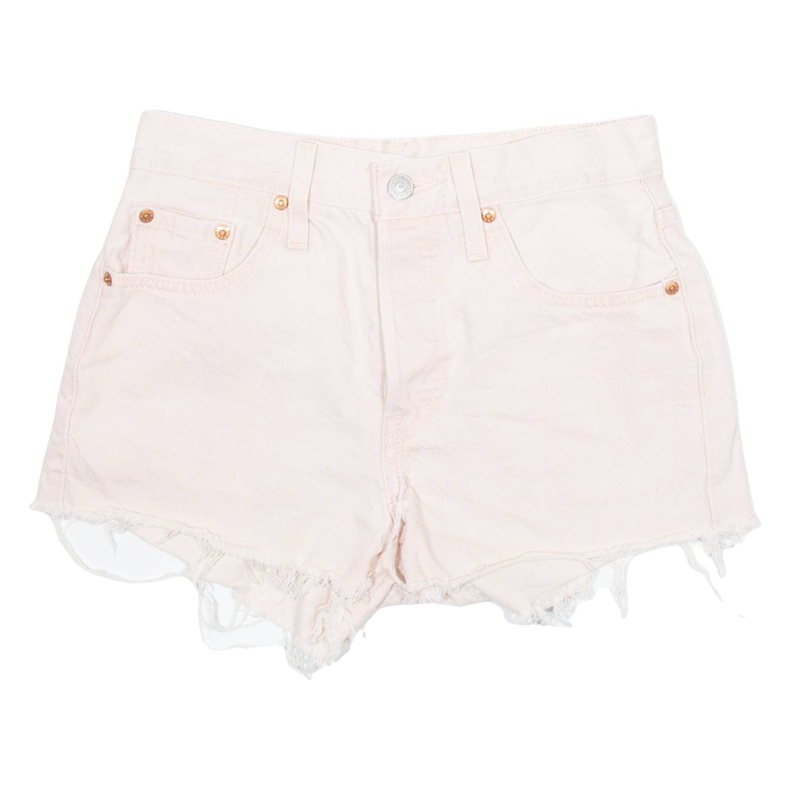 LEVI'S 501 Big E Womens Denim Shorts Pink XS W25