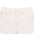 LEVI'S 501 Big E Womens Denim Shorts Pink XS W25