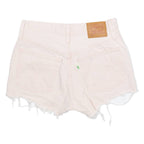 LEVI'S 501 Big E Womens Denim Shorts Pink XS W25