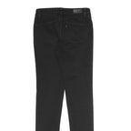 LEVI'S Womens Jeans Black Slim Skinny Denim W25 L30 Cotton Blend Zip