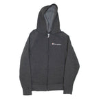 CHAMPION Mens Grey Hoodie Full Zip S