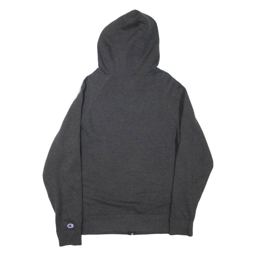 CHAMPION Mens Grey Hoodie Full Zip S