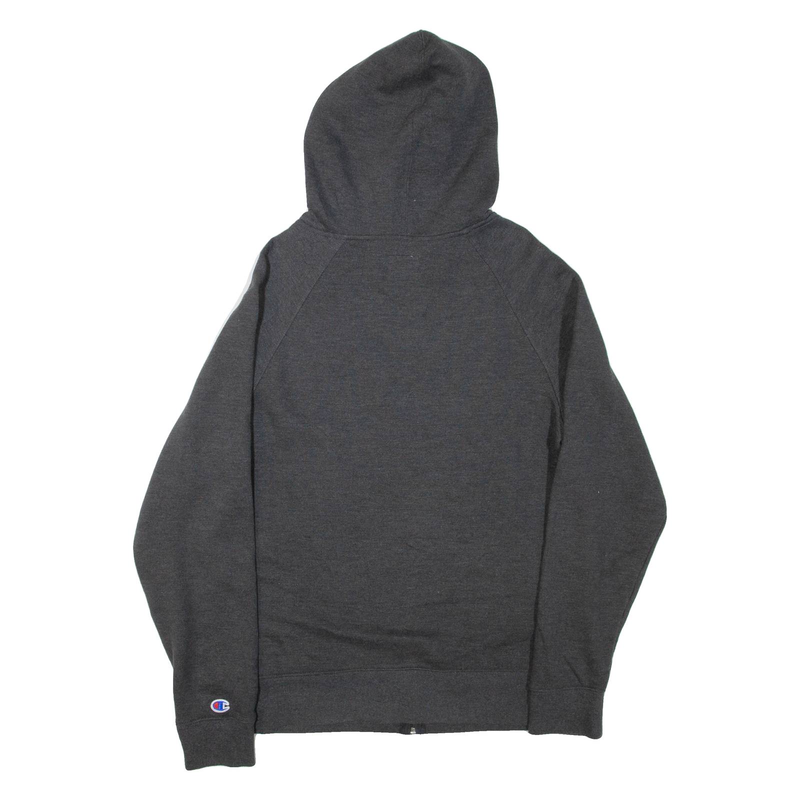 CHAMPION Mens Grey Hoodie Full Zip S