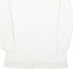 TED BAKER Womens White Plain Crew Neck Basic Knit Jumper XS Cotton Blend