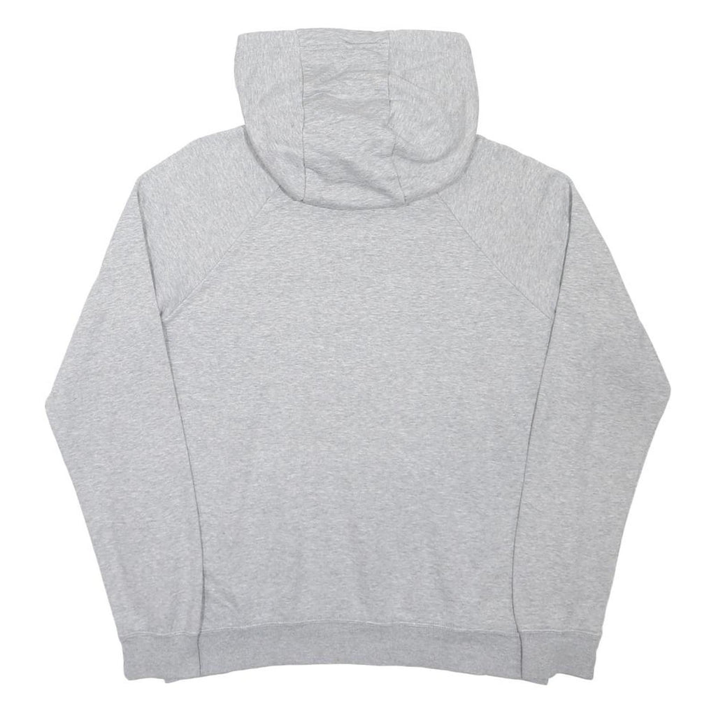 NIKE Mens Grey Hoodie M Cotton Blend Pullover Sweatshirt Casual Wear