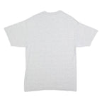 HANES Mens Grey GMAC Bowl Graphic T-Shirt L Short Sleeve Crew Neck Cotton Blend