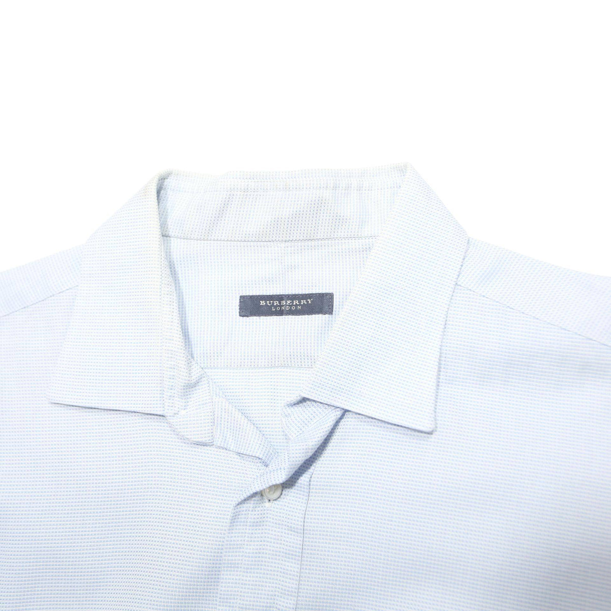 BURBERRY Mens White Cotton Shirt XL Long Sleeve Formal Classic Fit Button Collar