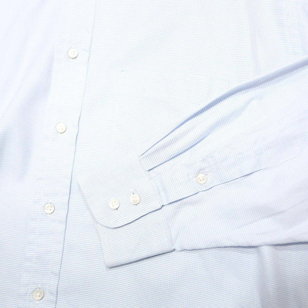 BURBERRY Mens White Cotton Shirt XL Long Sleeve Formal Classic Fit Button Collar