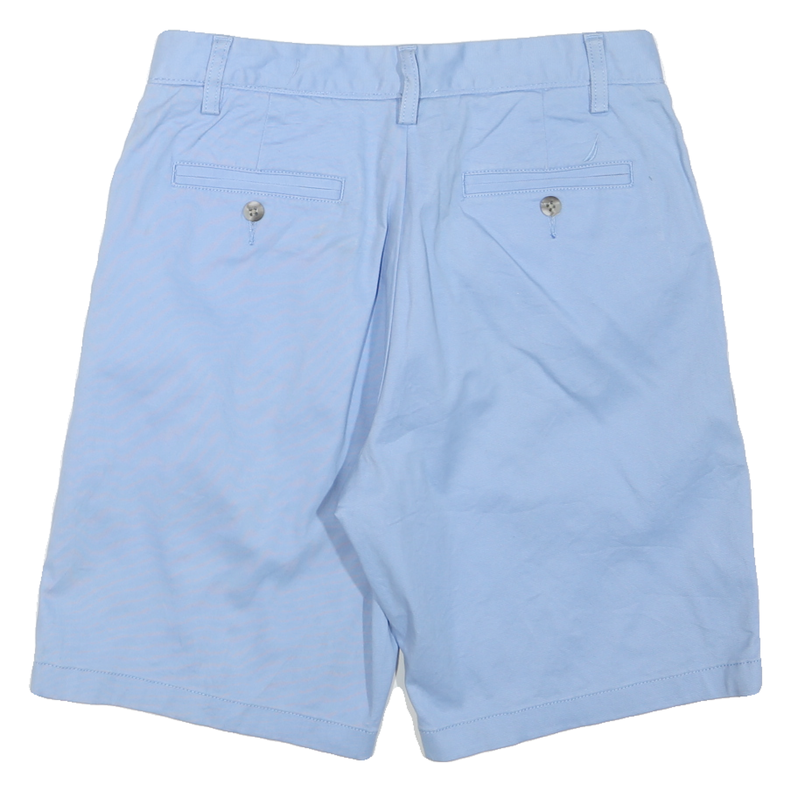 NAUTICA Mens Shorts Blue Casual Plain M W30 Comfortable Cotton Blend