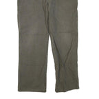 DICKIES Mens Regular Fit Straight Leg Denim Brown W38 L29 Workwear Zip Jeans