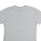 Mens Grey Cotton Graphic T-Shirt M Short Sleeve Crew Neck Casual Everyday