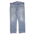 LEVI'S 501 Mens Jeans Blue Regular Straight Denim Medium W38 L32 Classic Fit