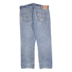 LEVI'S 501 Mens Jeans Blue Regular Straight Denim Medium W38 L32 Classic Fit