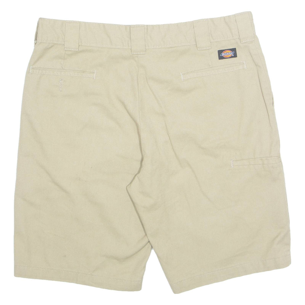 DICKIES Mens Workwear Shorts Beige L W36
